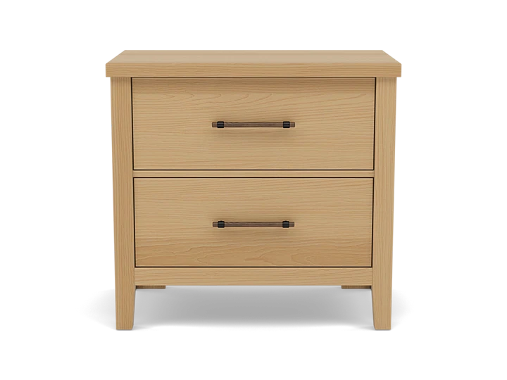 Pure Maple Two Drawer Nightstand